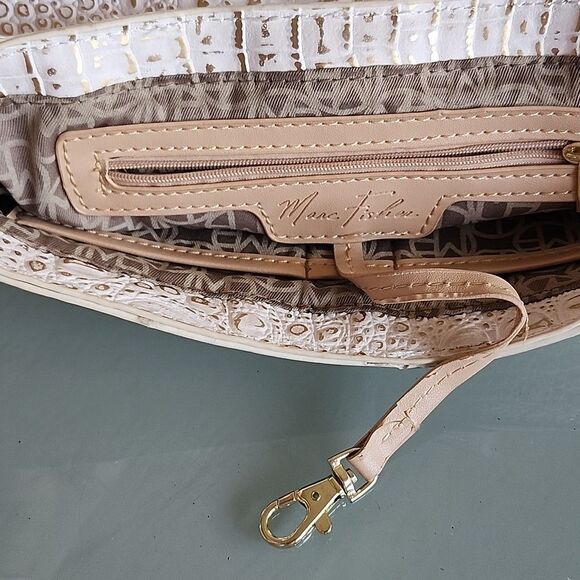 Marc Fisher Faux Alligator/Crocodile Bag - Picture 5 of 9